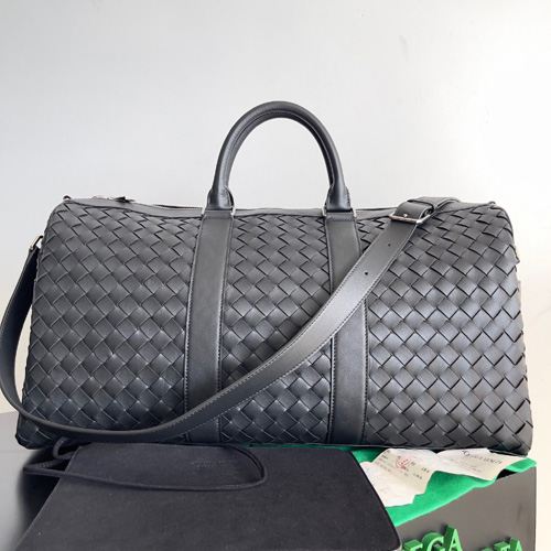 보테가  미디엄 인트레치아토 더플 백 650066 블랙