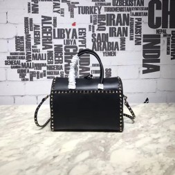 발렌티노 락스터드 탑핸들백 NW0P0272 블랙 금장