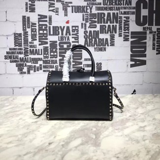 발렌티노 락스터드 탑핸들백 NW0P0272 블랙 금장