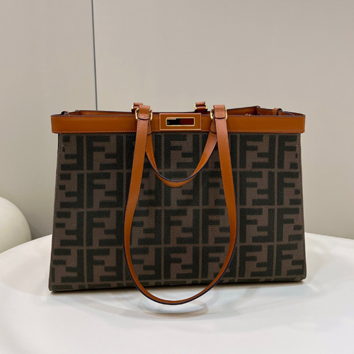 펜디 피카부 X-캔버스 토트백 6F1892-6