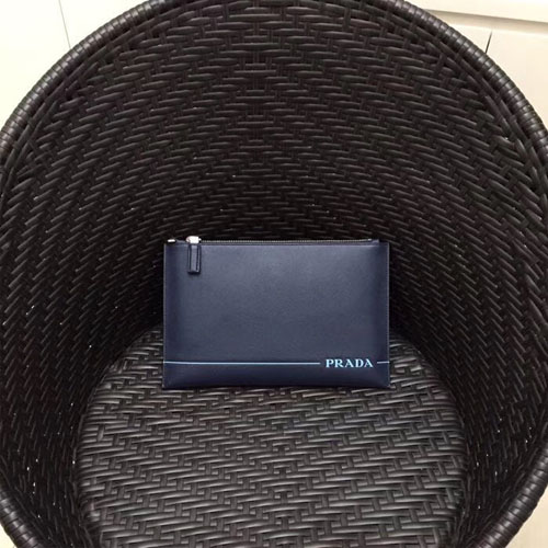 프라다 사피아노 신상 클러치백 2NG005 네이비