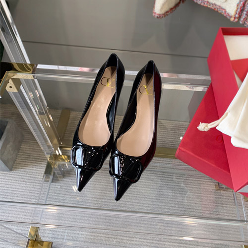 발렌티노 펌프스 V0906 에나멜 블랙