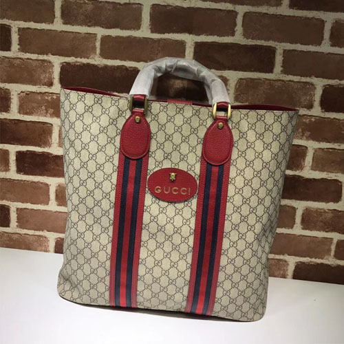 구찌 GG수프림 토트백 473870 레드