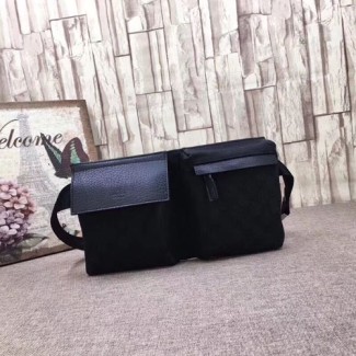 구찌 남여공용 힙색 28566 블랙