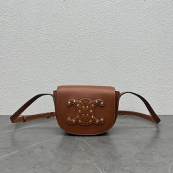 셀린느 트리오페 폴코 백 198263 카멜