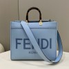 펜디 선샤인 미디엄 쇼퍼백 8BH386 하늘색