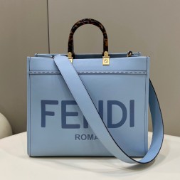 펜디 선샤인 미디엄 쇼퍼백 8BH386 하늘색