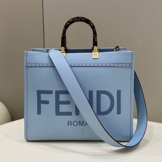 펜디 선샤인 미디엄 쇼퍼백 8BH386 하늘색