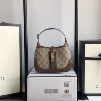 구찌 재키 1961 미니 호보백 637092 브라운