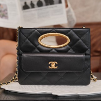  샤넬 체인숄더 케이스 AS5038 램스킨 그레이