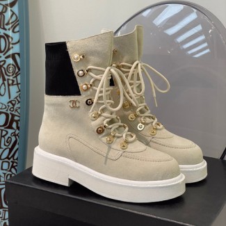 샤넬 신상 앵글부츠 G34361 스웨이드