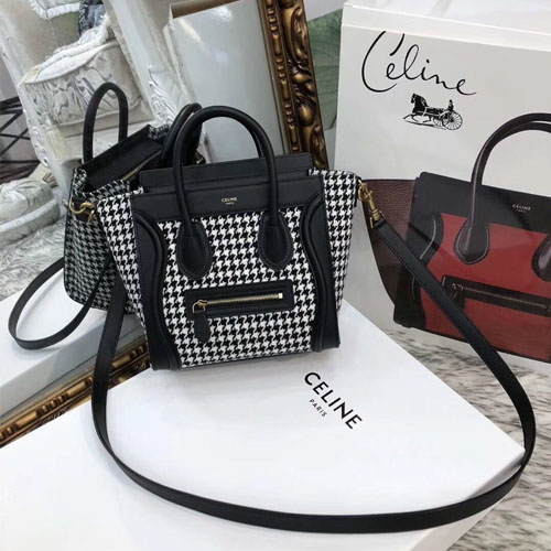 셀린느 신상 나노 러기지백 168243 블랙