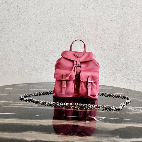 프라다 나일론 미니 백팩 1BH029 핑크