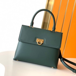 페레가모 포트폴리오 탑핸들 스몰백 210892 그린