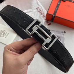 에르메스  신상  벨트  XTY189 블랙 은장