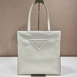 프라다 레더 토트백 1BG429 화이트