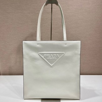 프라다 레더 토트백 1BG429 화이트