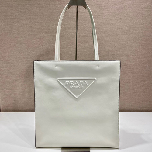 프라다 레더 토트백 1BG429 화이트