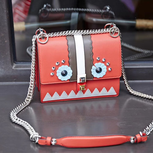 펜디 18S/S 스몰 칸 아이 미니백 8M0385 레드