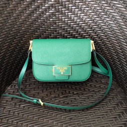 프라다 사피아노 앙상블 숄더백 1BD217 그린