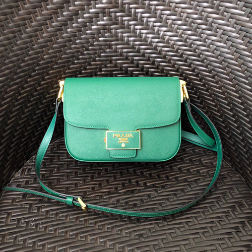 프라다 사피아노 앙상블 숄더백 1BD217 그린