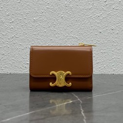 셀린느 트리오페 반지갑 60040 카멜