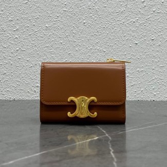 셀린느 트리오페 반지갑 60040 카멜