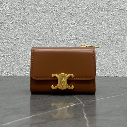 셀린느 트리오페 반지갑 60040 카멜