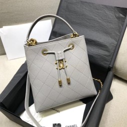 샤넬 드로스트링 핸드백 AS0310 그레이