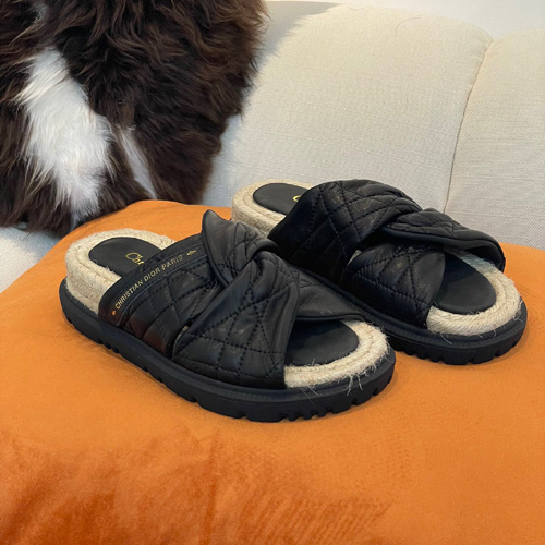 디올 여성용 슬리퍼 KD0679 블랙