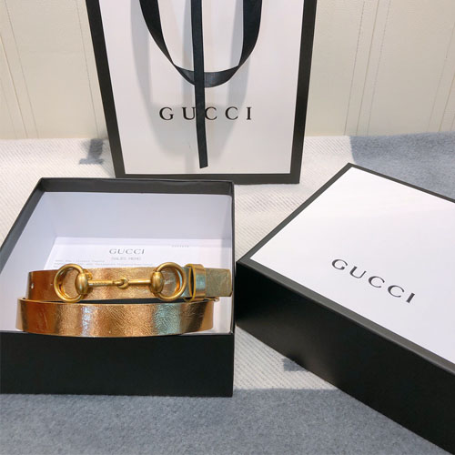 구찌 신상 여성용 벨트 234191 골드