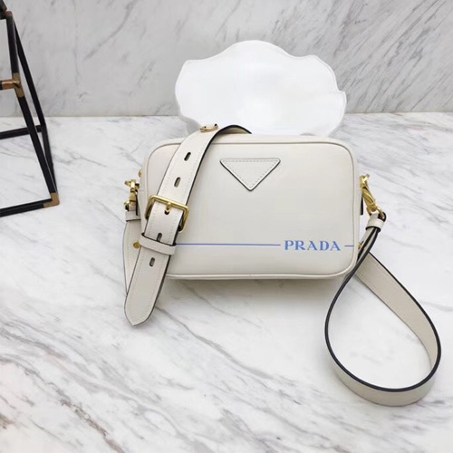 프라다 미라지 레더 숄더백 1BH093 화이트
