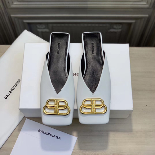 발렌시아가 여성용 신상 뮬 26330 화이트