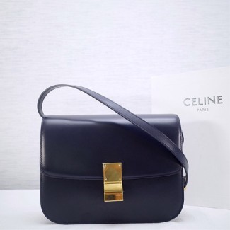 셀린느 클래식 박스백 미듐 164173 네이비