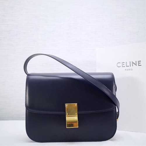 셀린느 클래식 박스백 미듐 164173 네이비