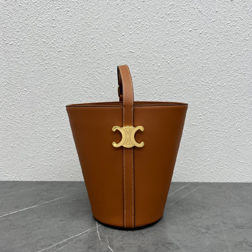 셀린느 트리오페 버킷백 199913 브라운