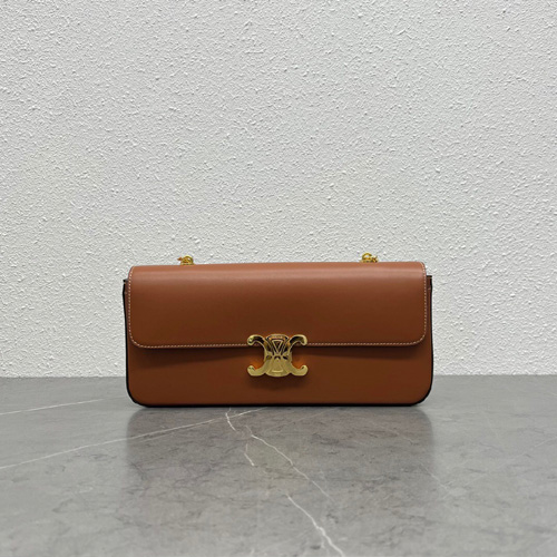 셀린느 체인 숄더백 197413 카멜