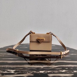 프라다 사피아노 가죽 심볼백 1BD270 베이지