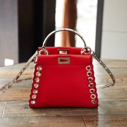 펜디 신상 미니 피카부백 8BN245 레드