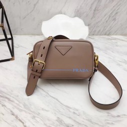 프라다 미라지 레더 숄더백 1BH093 누드핑크