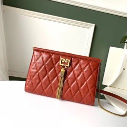 지방시 GEM 퀼팅 클러치 숄더백 BB505 오렌지