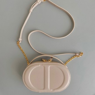 디올 CD Signature 오벌 카메라 백 S2201 베이지