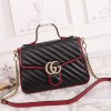 구찌 GG 마몽 스몰 탑 핸들 백 498110 블랙