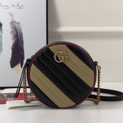 구찌 GG 마몽 미니 라운드 숄더백 550154 멀티