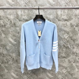 톰브라운 남여공용 가디건 TB8700 하늘색