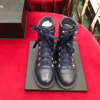 샤넬 쇼트 부츠 G34122 블루