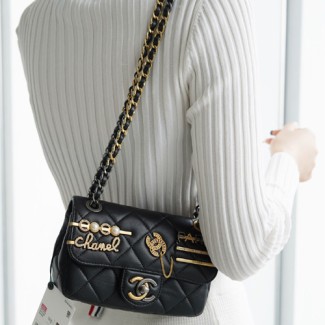  샤넬 미니 플랩 백 AS2978 블랙