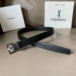 입생로랑 신상 벨트 Ysl9003  블랙  메탈