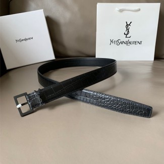 입생로랑 신상 벨트 Ysl9003  블랙  메탈