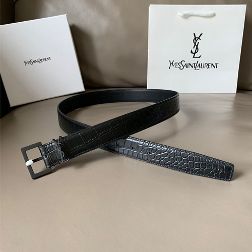 입생로랑 신상 벨트 Ysl9003  블랙  메탈